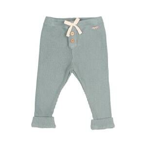 NEW BÚHO kid's ribbed leggings in eucalyptus